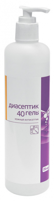 Диасептик-40 гель, 250 мл Диасептик-40 гель, 250 мл
