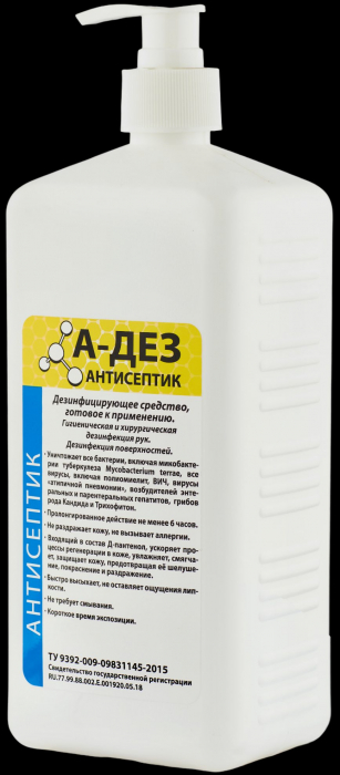 А-ДЕЗ-Антисептик, 1 л, насос-дозатор