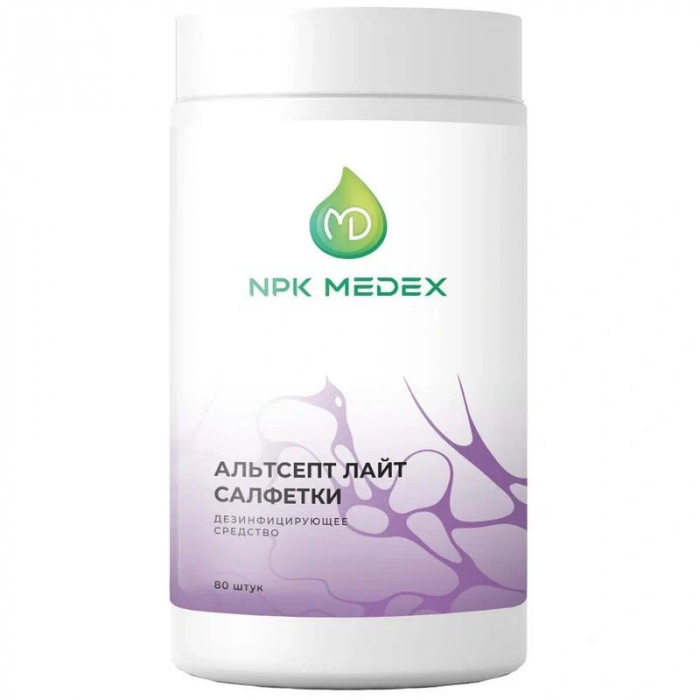 Альтсепт Лайт салфетки, 80 шт., банка