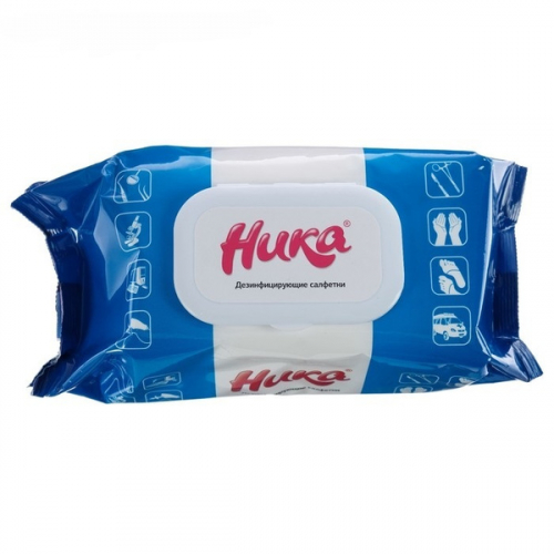 Ника салфетки, 120 шт., 150*180 мм, flow-pack,