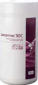 Салфетки Диасептик 30 С, 60 шт.