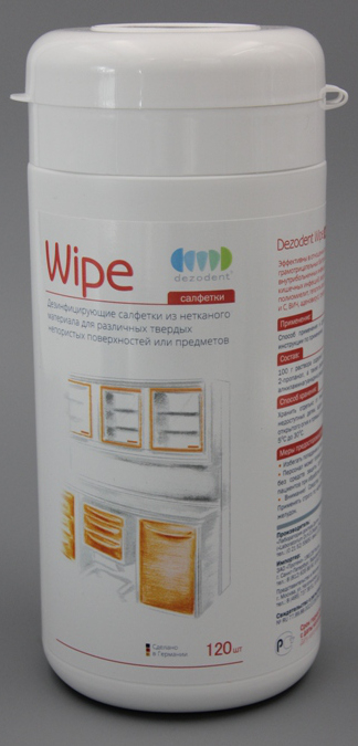 Салфетки Дезодент WIPE, 120 шт., банка Салфетки Дезодент WIPE, 120 шт., банка