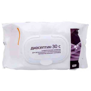 Салфетки Диасептик 30 С, 120 шт., flow_pack, купить по оптовой цене ...