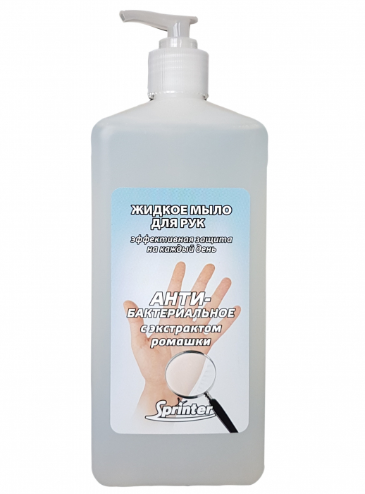 Мыло Спринтер - Антибак, 1 л, насос-дозатор